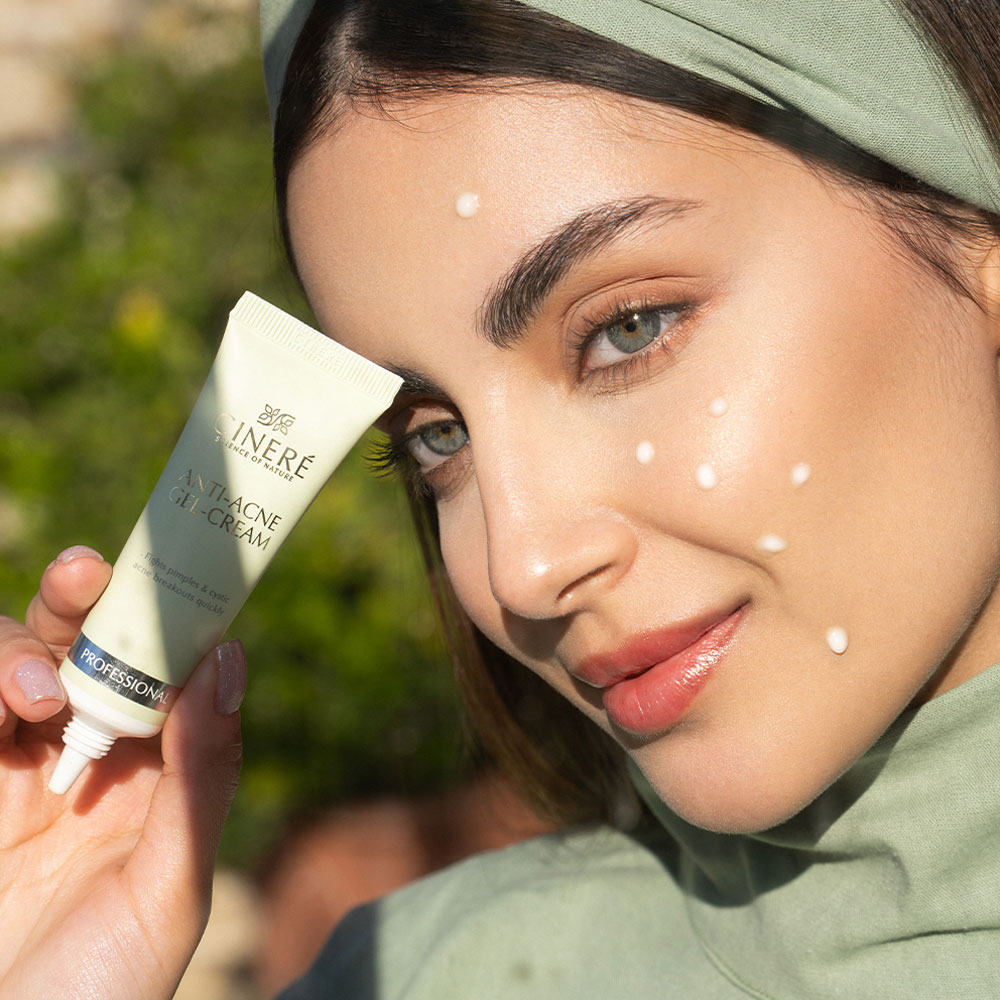 ژل کرم صورت سینره مناسب پوست دارای آکنه‌ 30میل